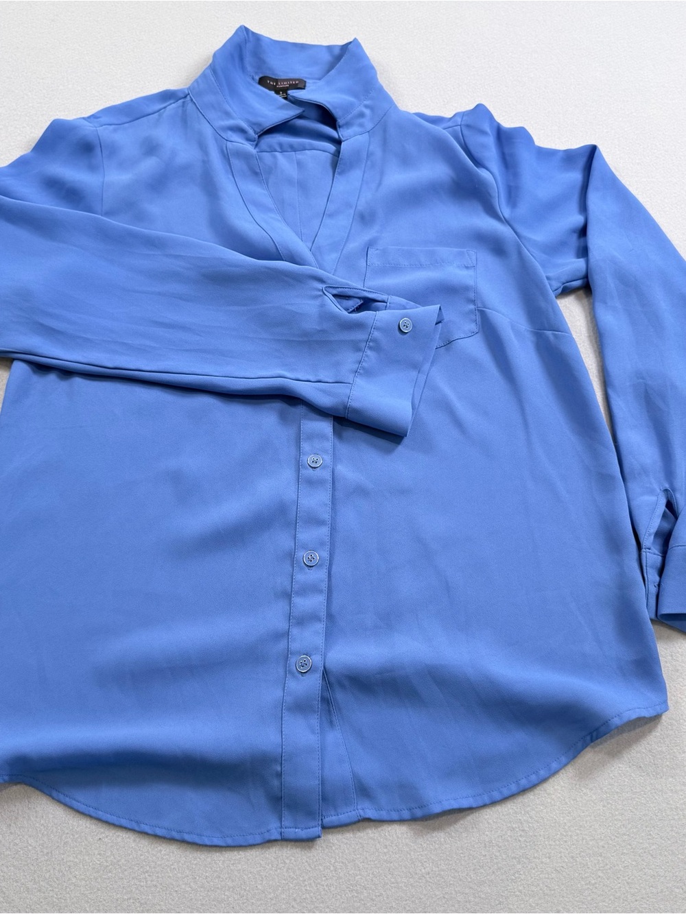 The Limited Ashton Blouse Cornflower Blue Size S